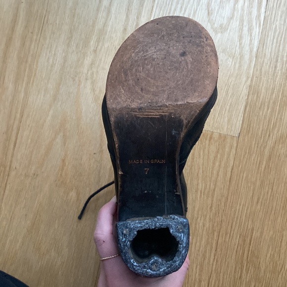 Jeffrey Campbell Leather Lace Up Booties - Picture 4 of 9